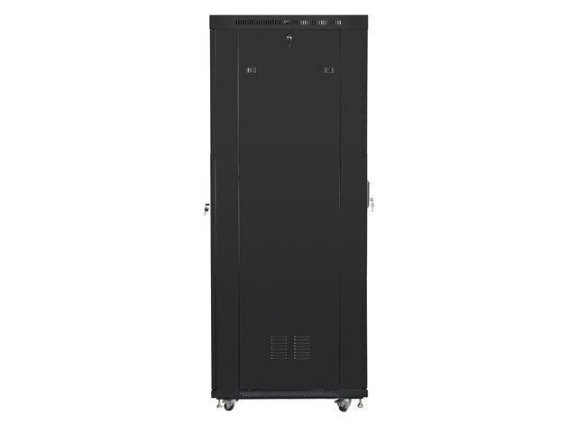 Lanberg Free-standing Rack Cabinet 42U Black FF01-6042-23BL - 1200 kg Capacity, LCD Display, Key Lock