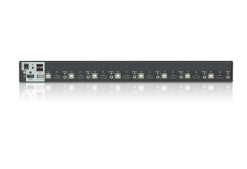 ATEN CS1798 - KVM-/Audio-/USB-Switch - 8 x KVM/Audio/USB - 1 lokaler Benutzer - Desktop, an Rack montierbar (CS1798)