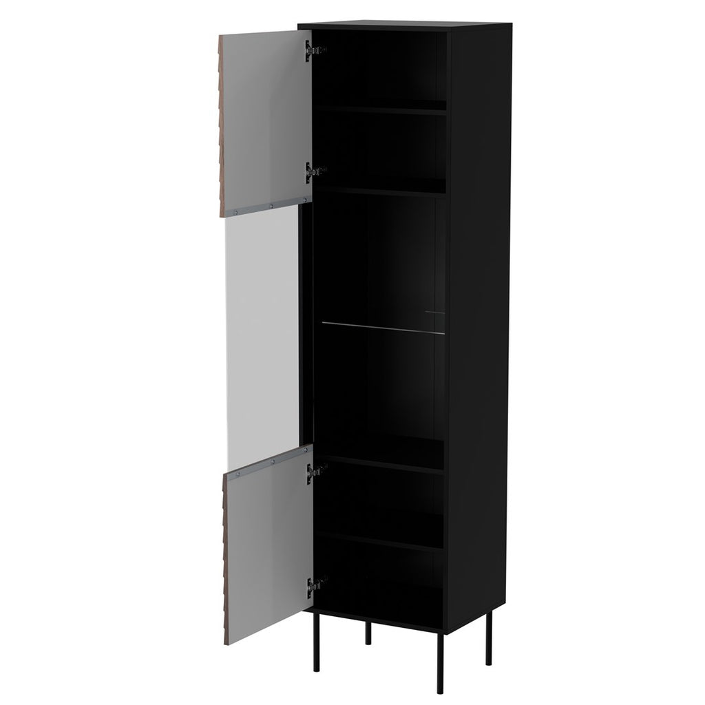 Cama CORTINA Display Cabinet 53x40x182 Black