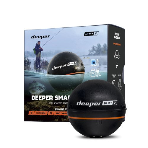 Deeper Smart Sonar PRO+ 2 Fish Finder 37604 100 m Black