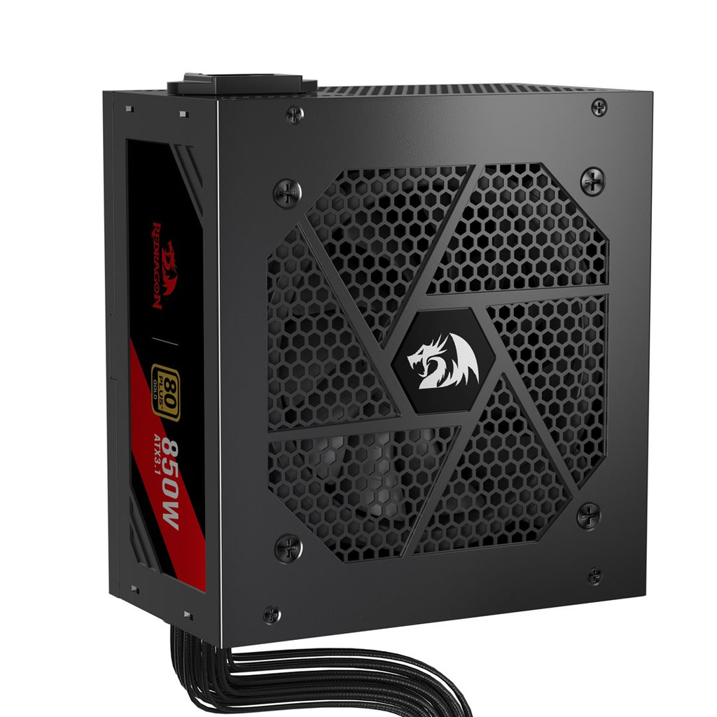REDRAGON GC-PS007-SE Power Supply Unit 850W 80 Plus Gold ATX 3.1 Black 41452