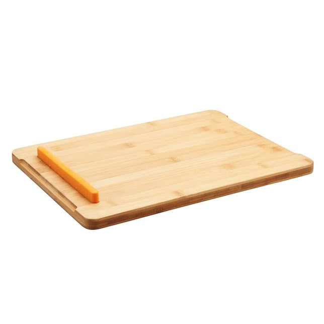 Fiskars 1057550 kitchen cutting board Rectangular Bamboo  Plastic Bamboo  Black