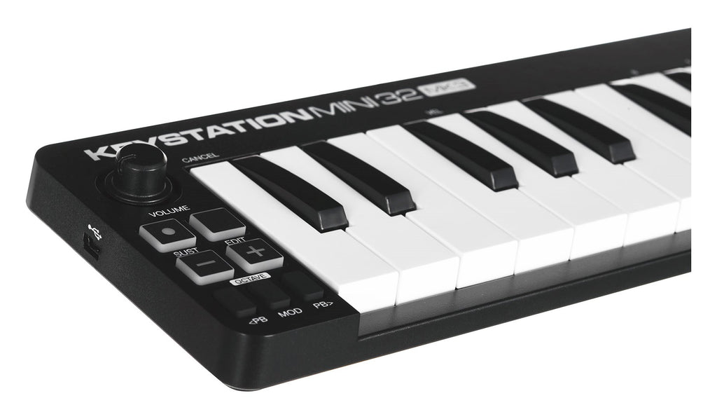 M-AUDIO Keystation Mini 32 MK3 - MIDI Keyboard 32 Keys USB Black White