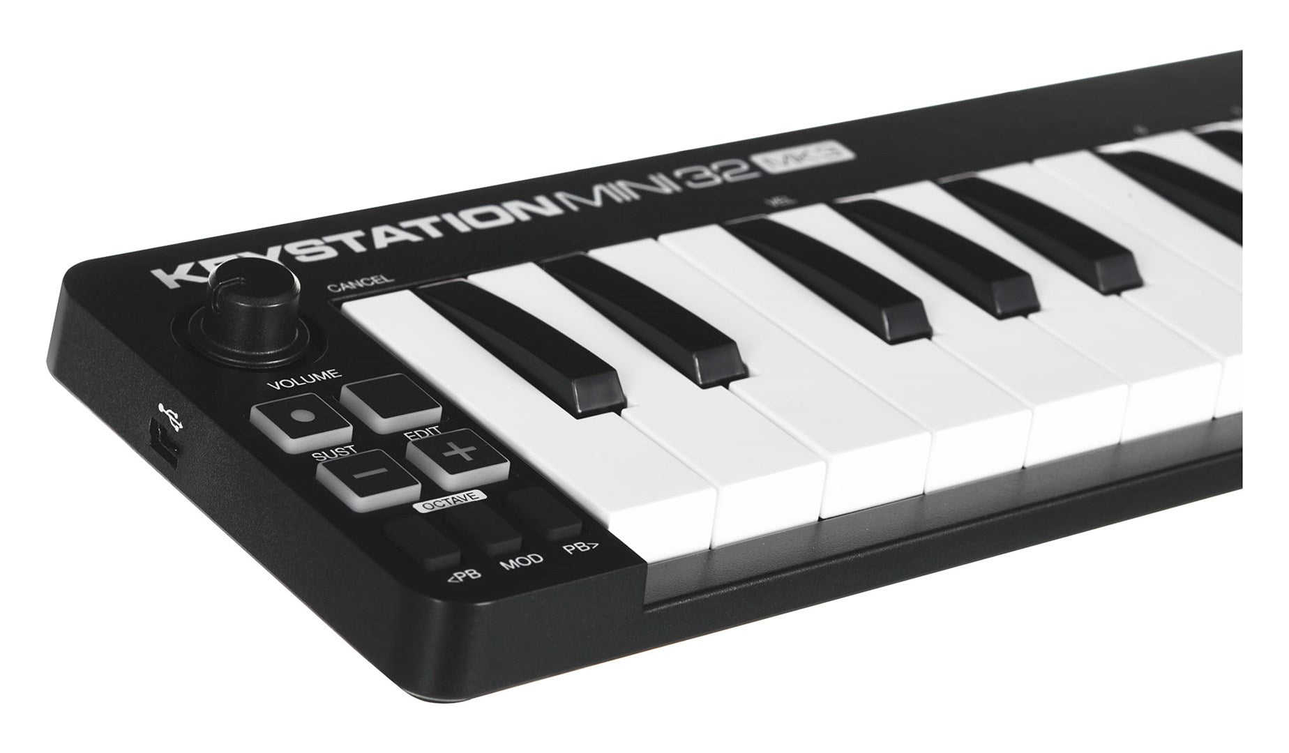 M-AUDIO Keystation Mini 32 MK3 - MIDI Keyboard 32 Keys USB Black White