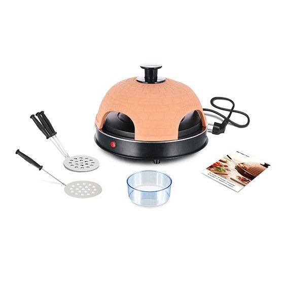 Emerio PO-115985 Pizza Maker/Oven 4 Pizza(s) 900 W Black Orange