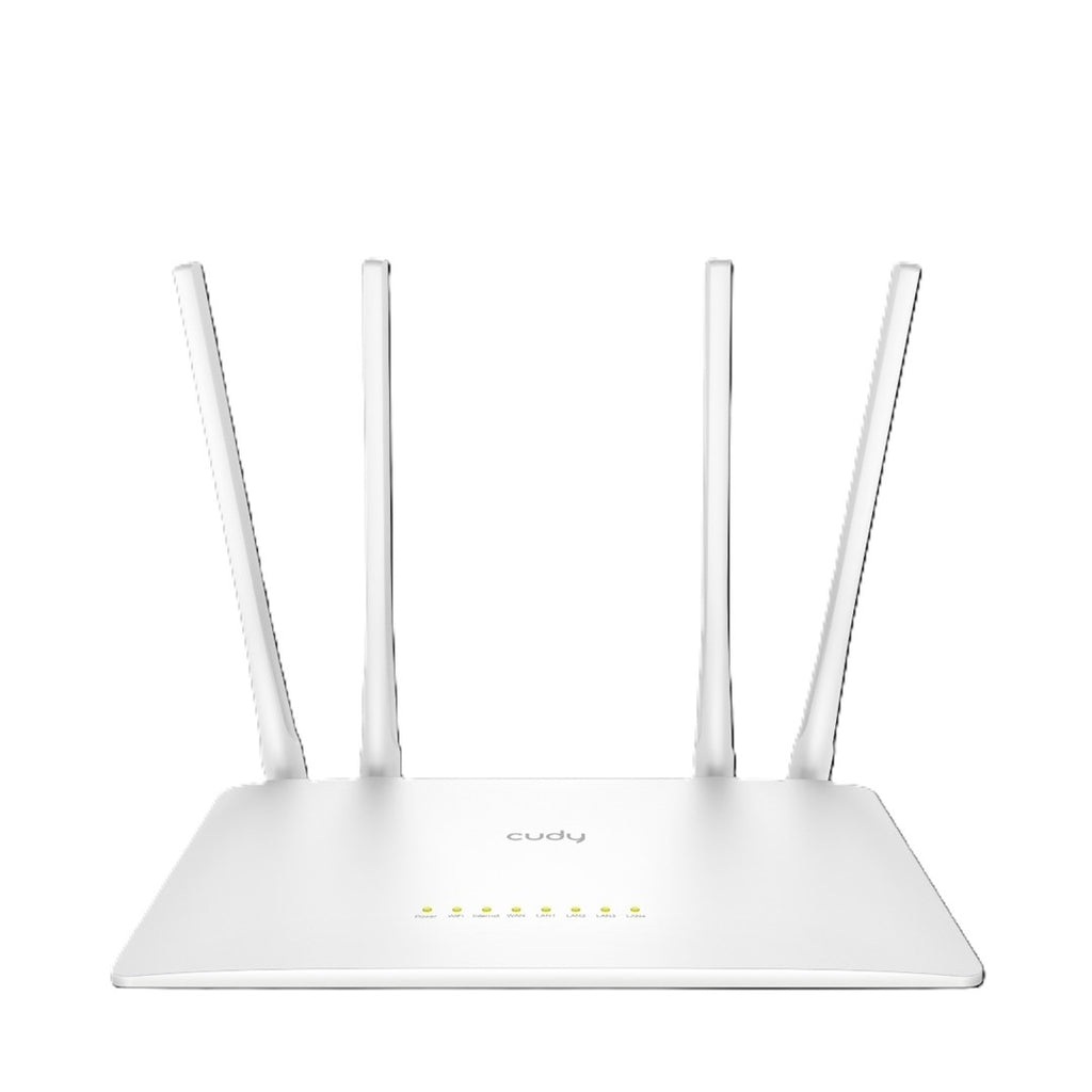 Cudy WR300S Router White 300 Mbit/s Tabletop Model with 5 LAN Ports