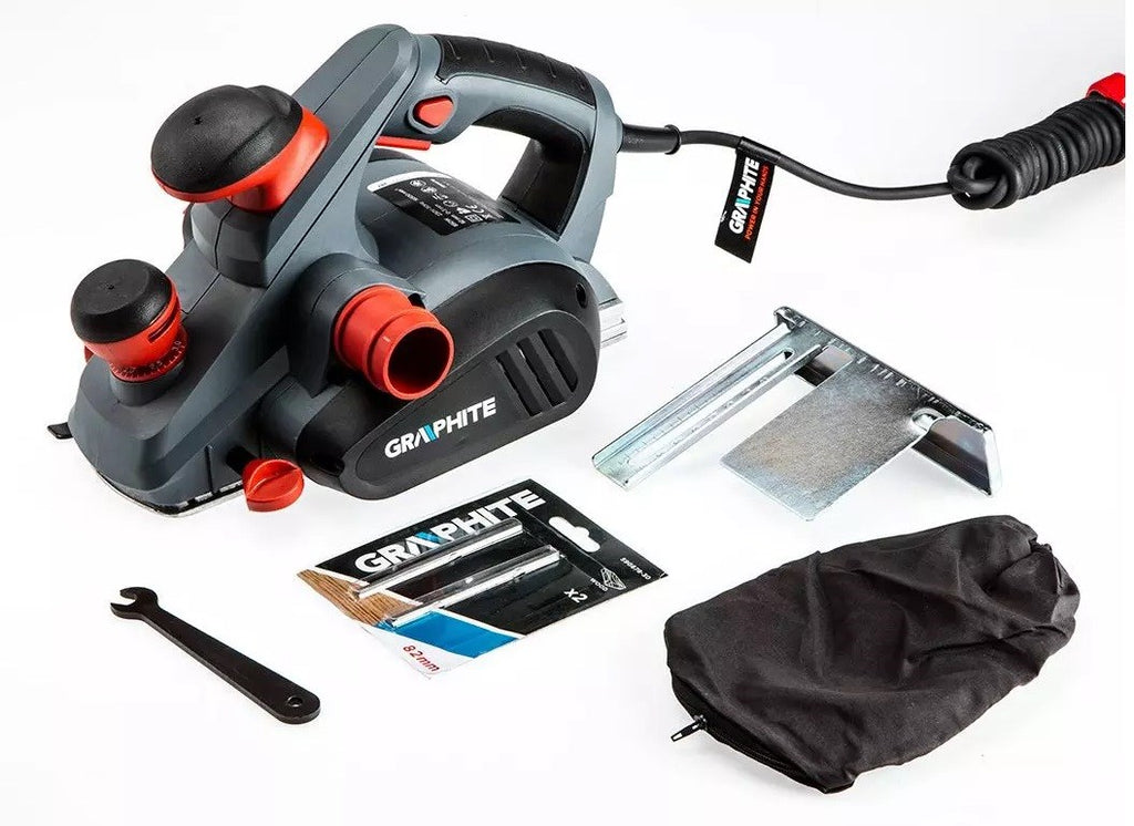 Graphite Planer 850W 82 mm Width 3 mm Depth