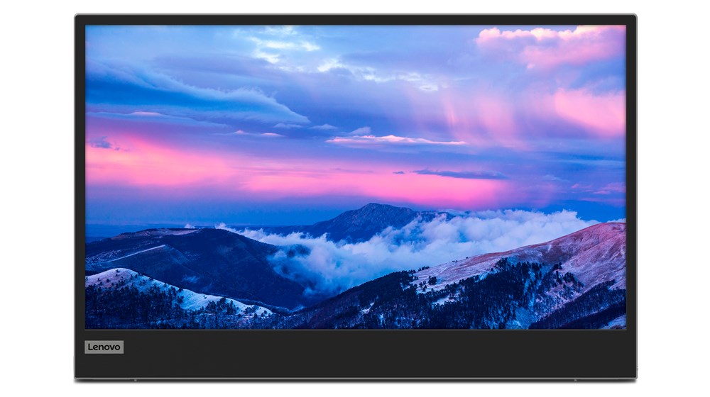 Lenovo L152 - LED Monitor - 39.6 cm (15.6") - Portable - 1920 x 1080 Full HD - IPS - Raven Black (66E4UAC1WL) 2xUSB-C