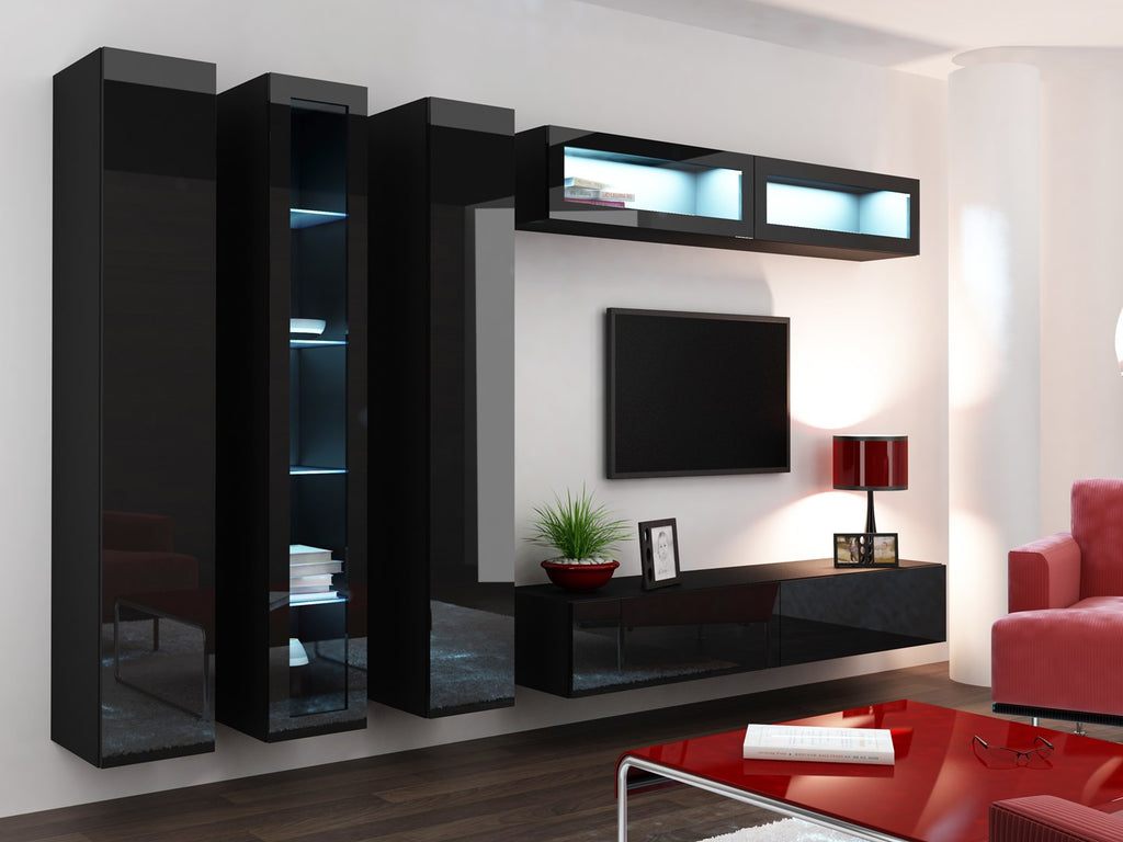 Cama Full Cabinet VIGO '180' 180/40/30 Grey/White Gloss