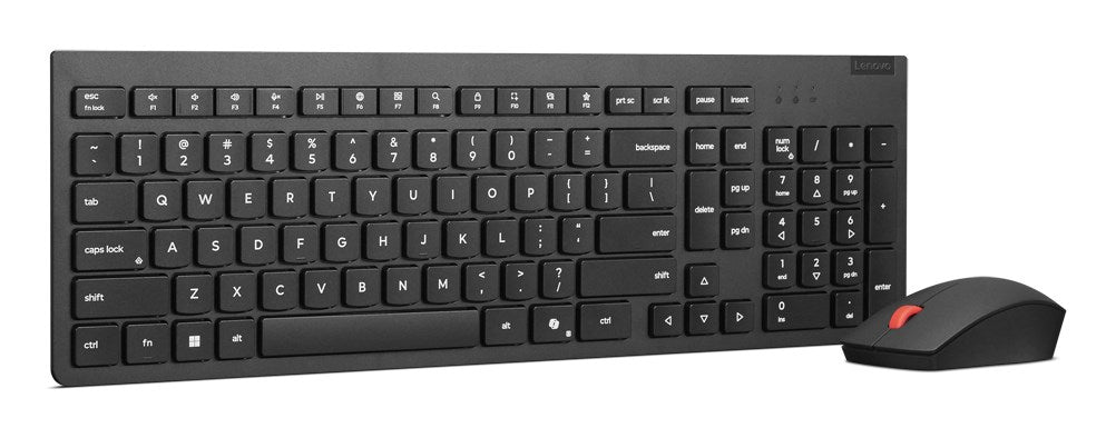Lenovo Wireless Keyboard and Mouse Set Spill-resistant Plug and Play Compatible with Windows, Mac Model 4X31R64481