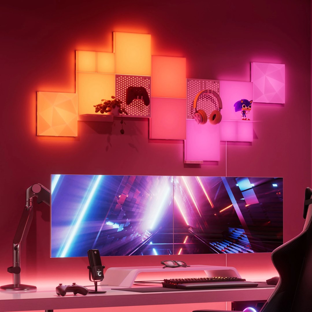Nanoleaf Blocks Combo Starter Kit - 10 Wall-Mounted Light Panels