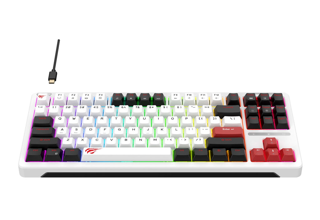 Havit KB902L Gaming Keyboard - Mechanical, Wired, RGB LED Backlight
