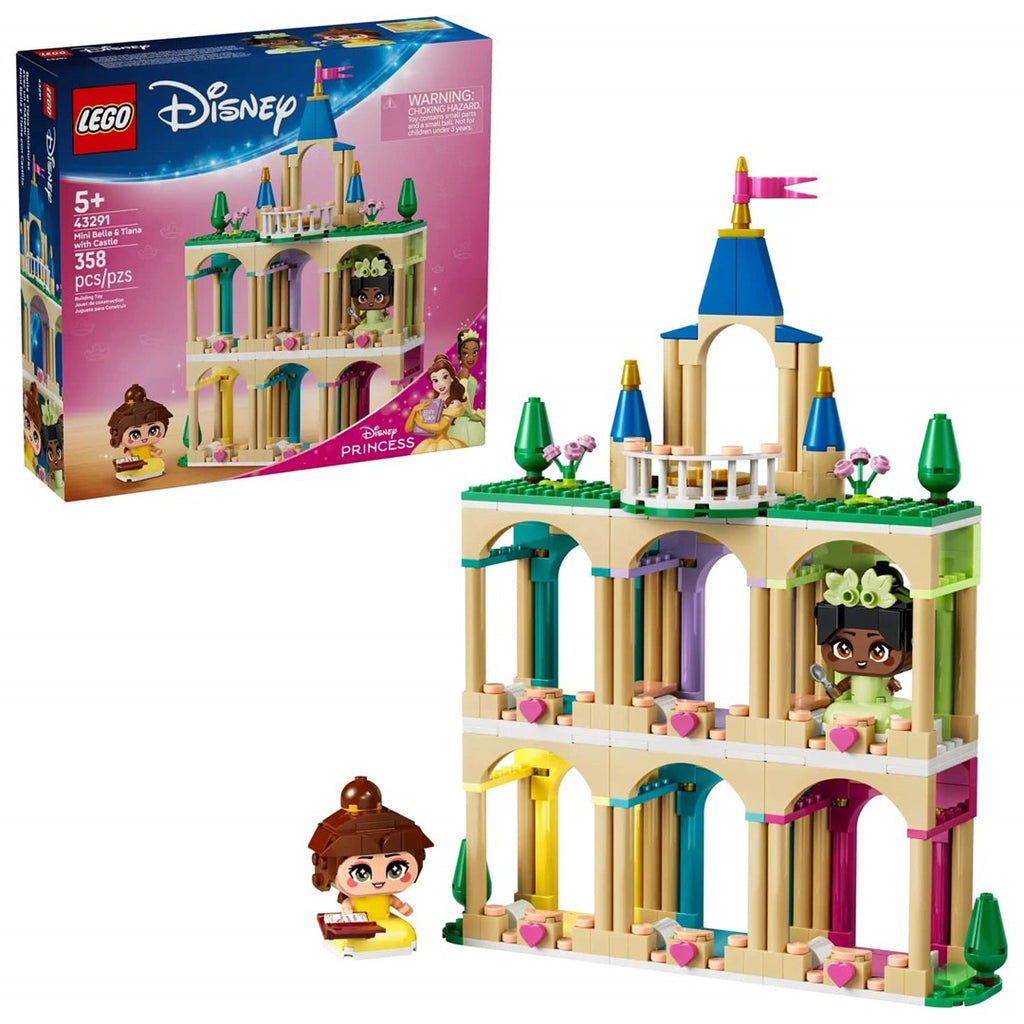 LEGO DISNEY Mini Belle and Tiana with Castle Building Set 43291