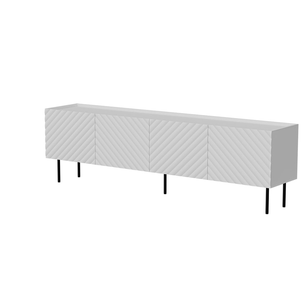 LUCCA Bed 4D TV Cabinet 200x40x59 White