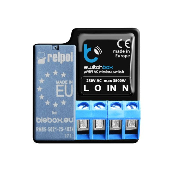 BLEBOX Switchbox V3 - 230V Circuit Breaker with Energy Metering