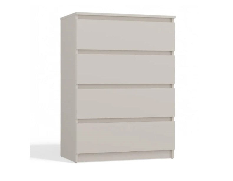 Malwa Chest of Drawers M4 Cashmere Color 4 Drawers