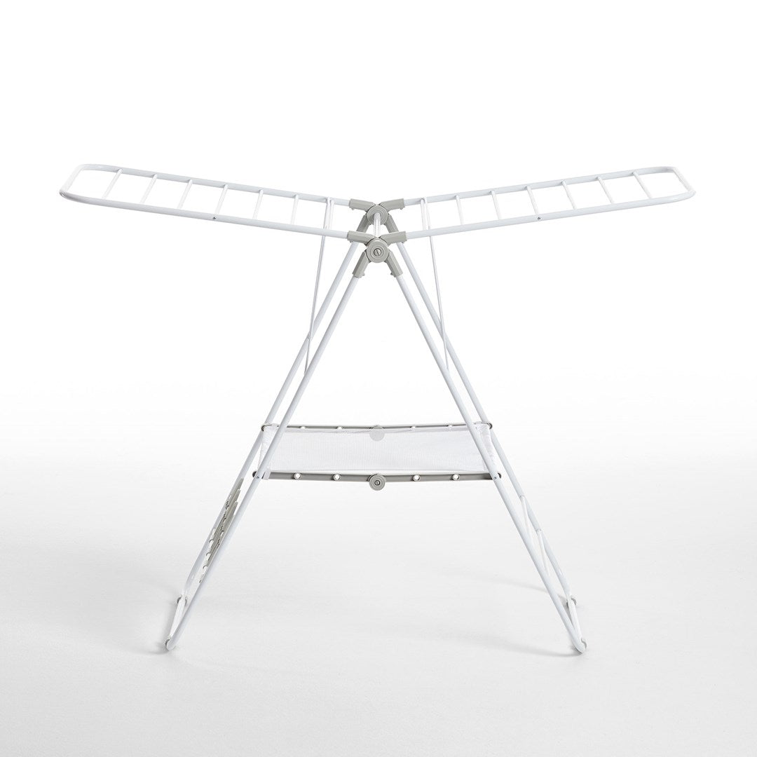 Rayen Drying Rack with Shoe Holders 145 x 61 cm White