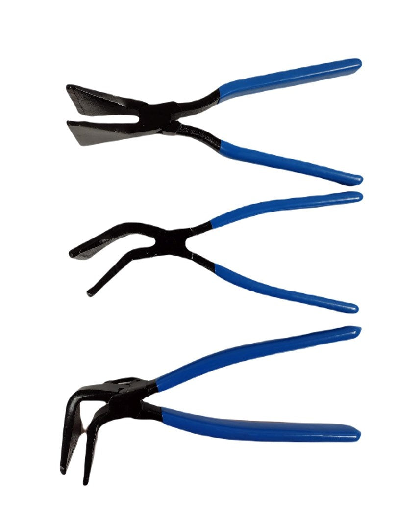 Roofing Pliers Set 3 pcs. Silver