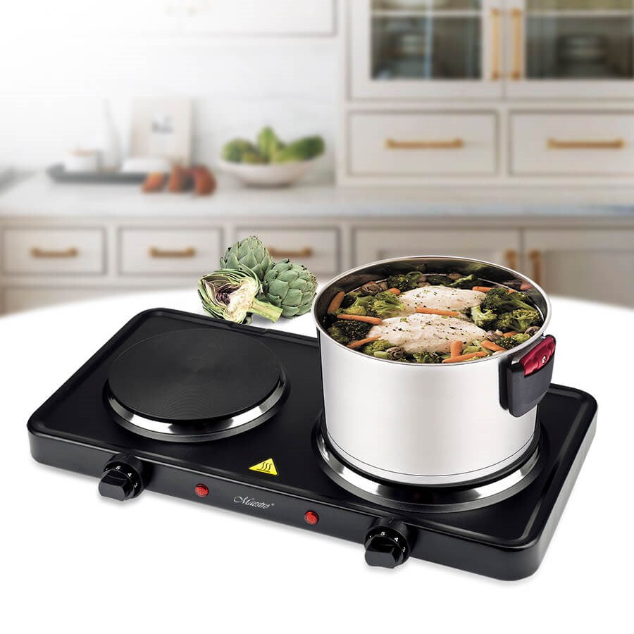 Two-Burner Electric Stove 2500W MR-772-2 MAESTRO