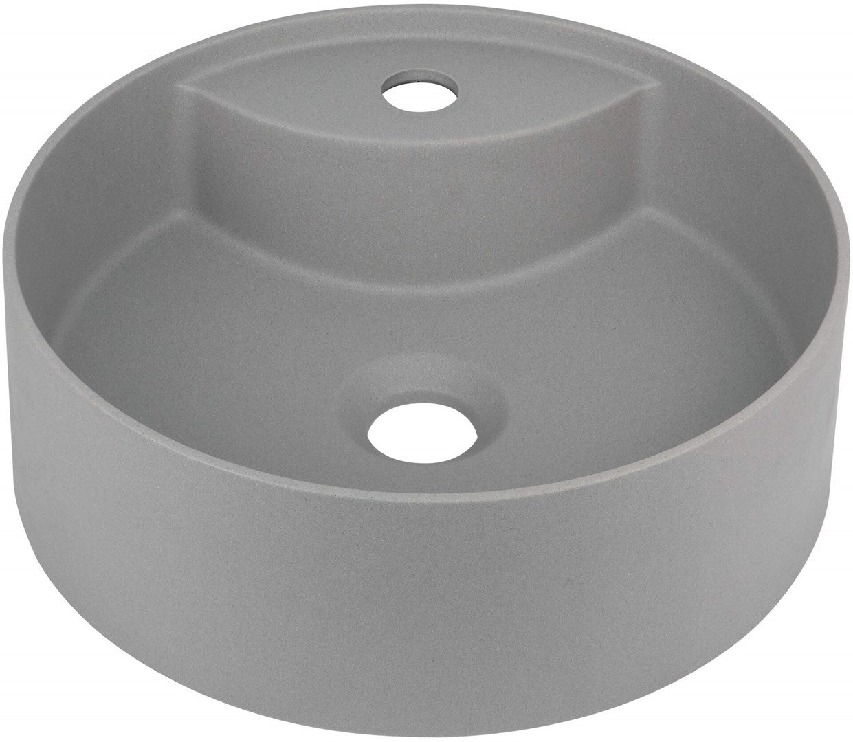 Granite countertop washbasin with space for a tap
