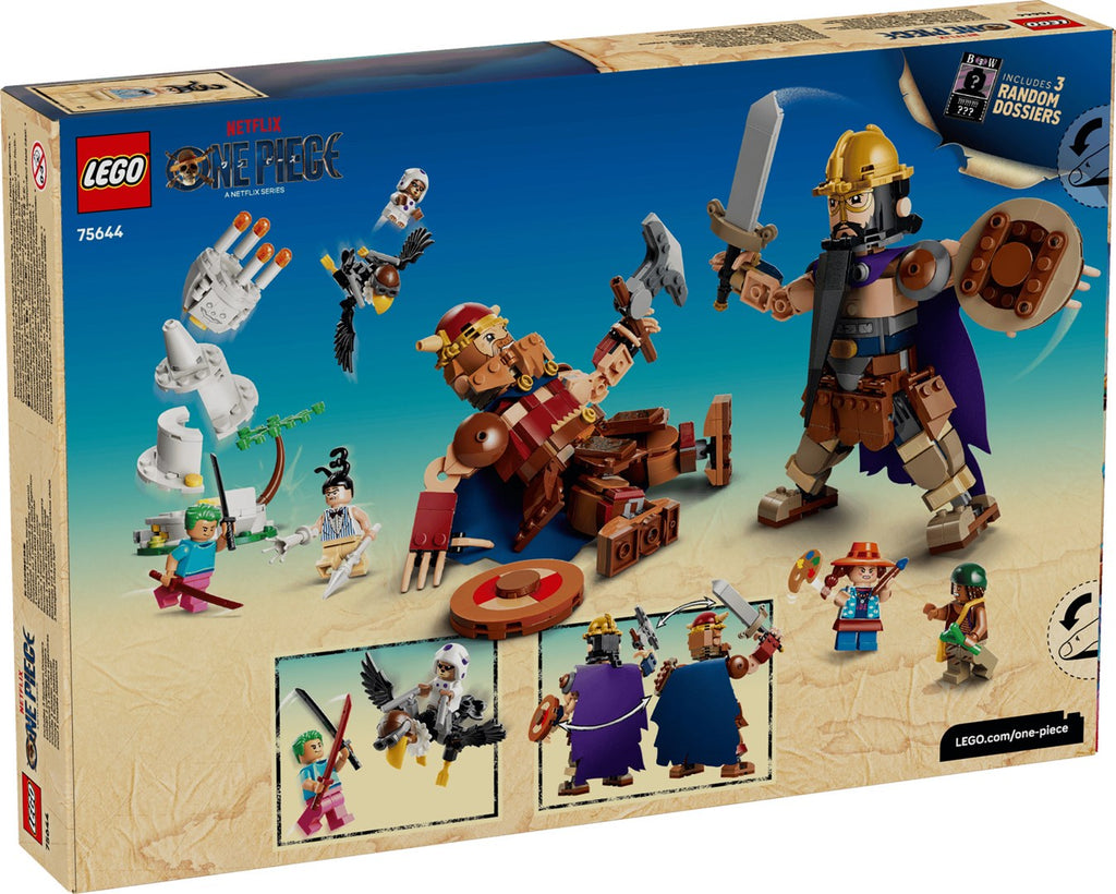 LEGO ONE PIECE 75644 Dorry vs Brogy - Giants of Little Garden