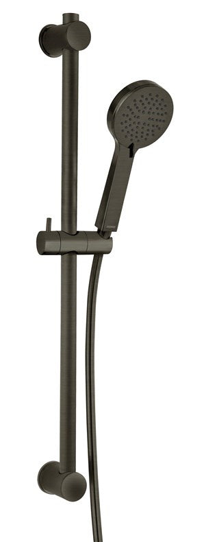 SHOWER SET RILLO 3 JET GUN METAL N365GM