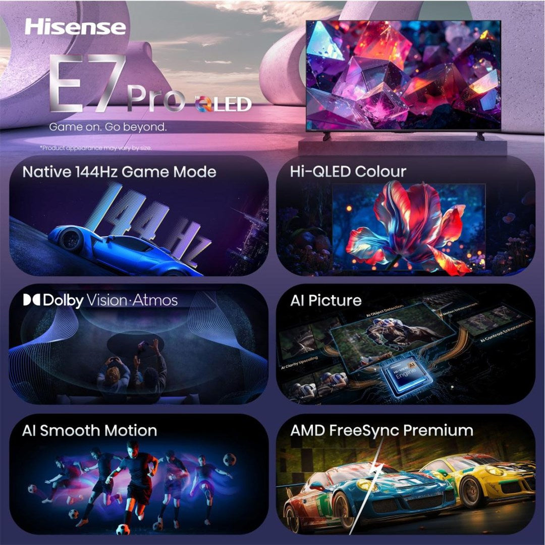 HISENSE TV 65" 4K Ultra HD Smart TV 3840 x 2160 pixels Model 7961-04E