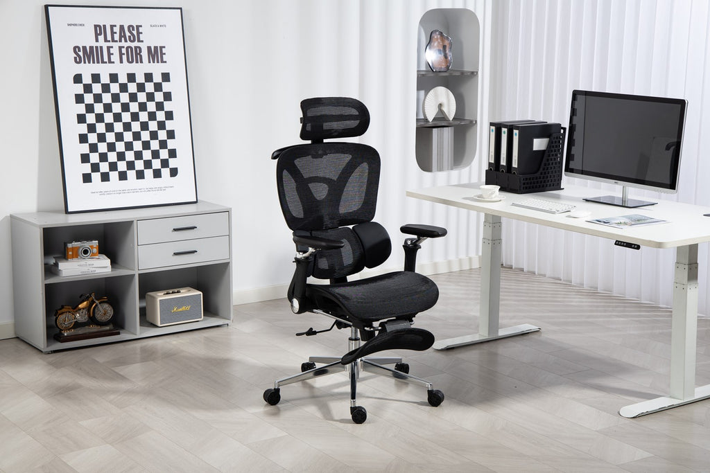 Activejet Ergonomic Office Chair YK848 Black - Adjustable Design