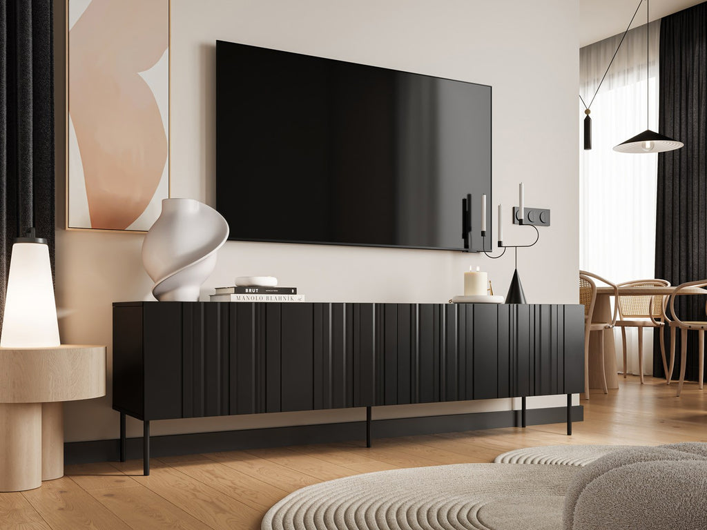 Cama RTV Cabinet ISLA 200x40x60 Matt Black