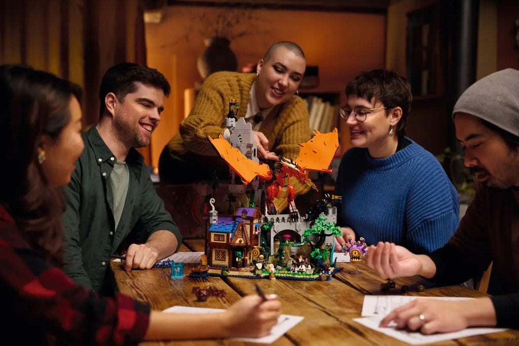 LEGO IDEAS 21348 Dungeons & Dragons: Red Dragon’s Tale Building Blocks 3745 Pieces 18+ Years