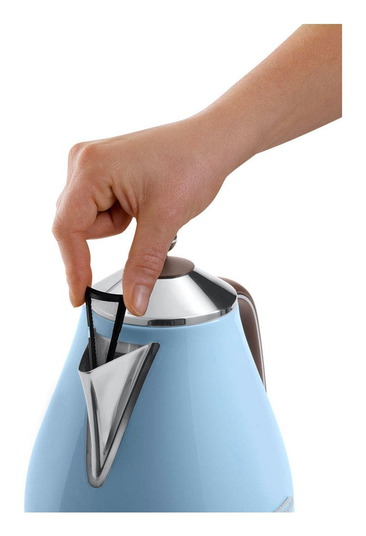 DeLonghi Icona Vintage KBOV 2001.AZ - Kettle - 1.7 L - 2000W - Blue Azure