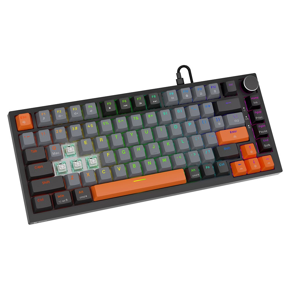 Savio ASTRAL Black OUTEMU White Jade RGB Magnetic Keyboard, 3 Keycap Colors
