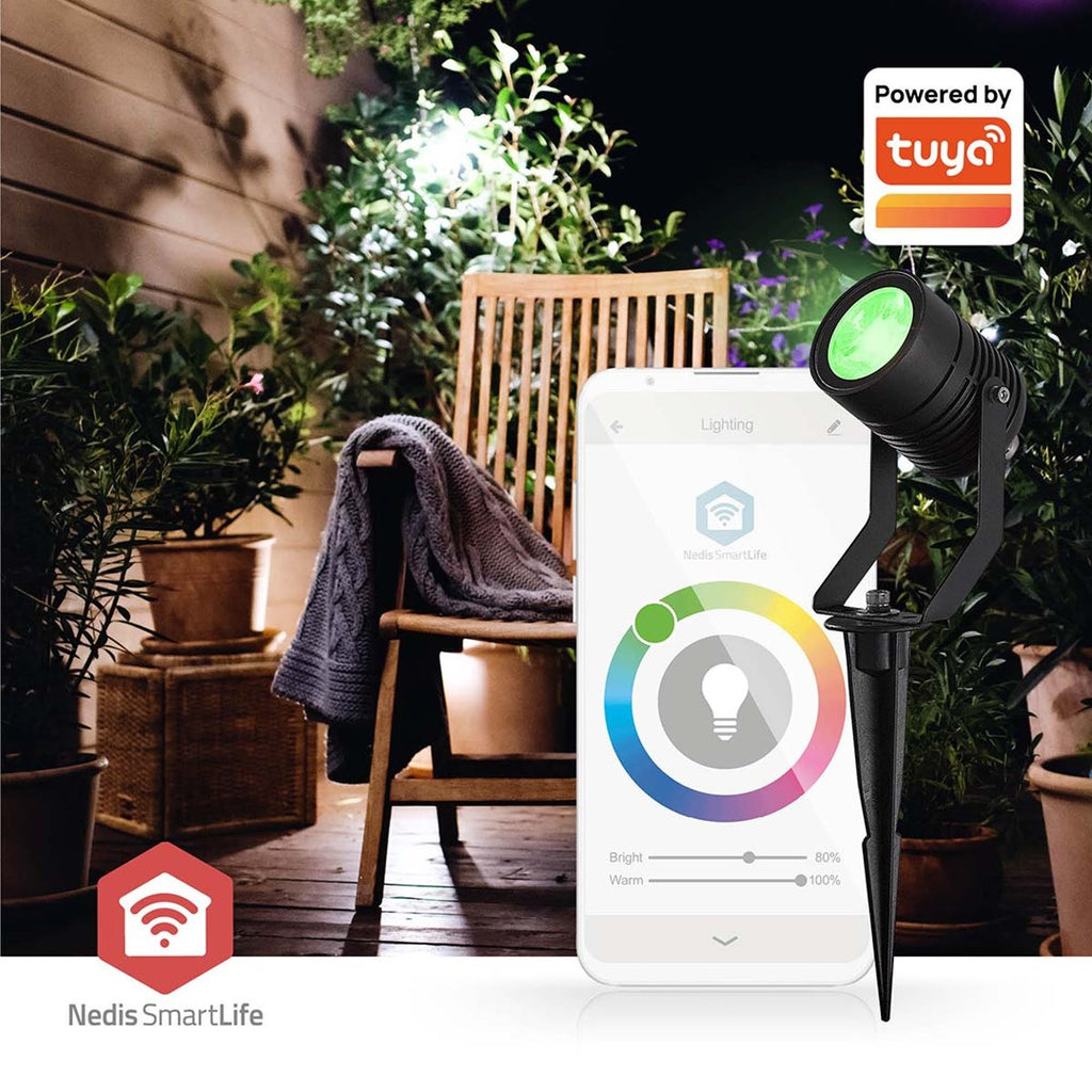 Outdoor Lamp Nedis ZBLOS10RGBW3 Smartlife