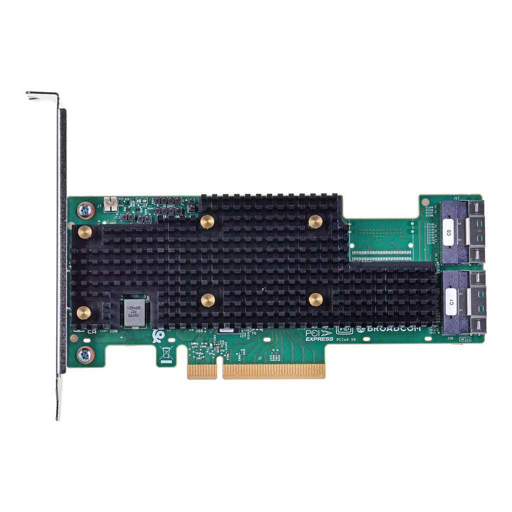 Broadcom HBA 9600-16i - Storage Controller - 16 Ports - SATA 6Gb/s/ SAS 24Gb/s/ PCIe 4.0 - PCIe 4.0 x8