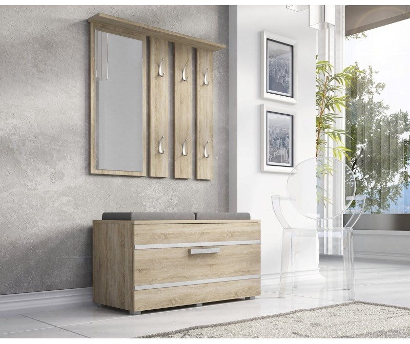 Topeshop GAR OPAL SONOMA Entryway Cabinet, Oak, 85x45x35cm