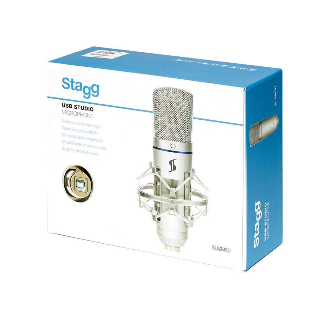 Stagg USB Studio Microphone 885 g 250x105x200mm Model SUSM50