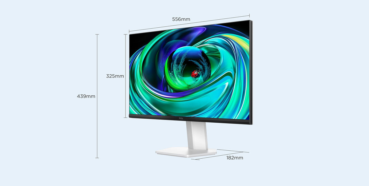 TCL 25G54 computer monitor 63.5 cm (25 ) 1920 x 1080 pixels Full HD QLED White