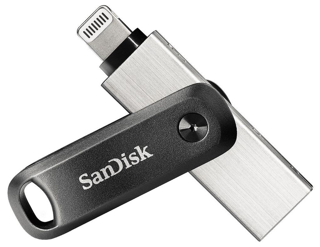 SanDisk iXpand Go - USB Flash Drive - 64GB - USB3.0/ Lightning - for Apple iPad/iPhone (SDIX60N-064 G-GN6NN)