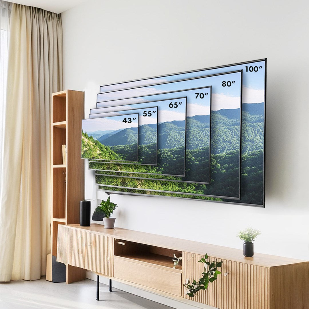 Maclean MC-422 Heavy Duty TV Wall Mount 43-100 inch max VESA 800x400 120 kg Tilting +/-15°