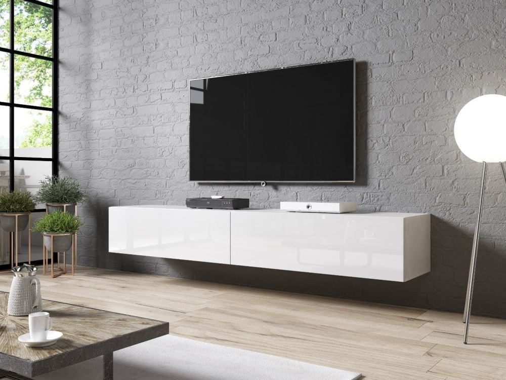 Cama TV Stand SLIDE 200 White Gloss