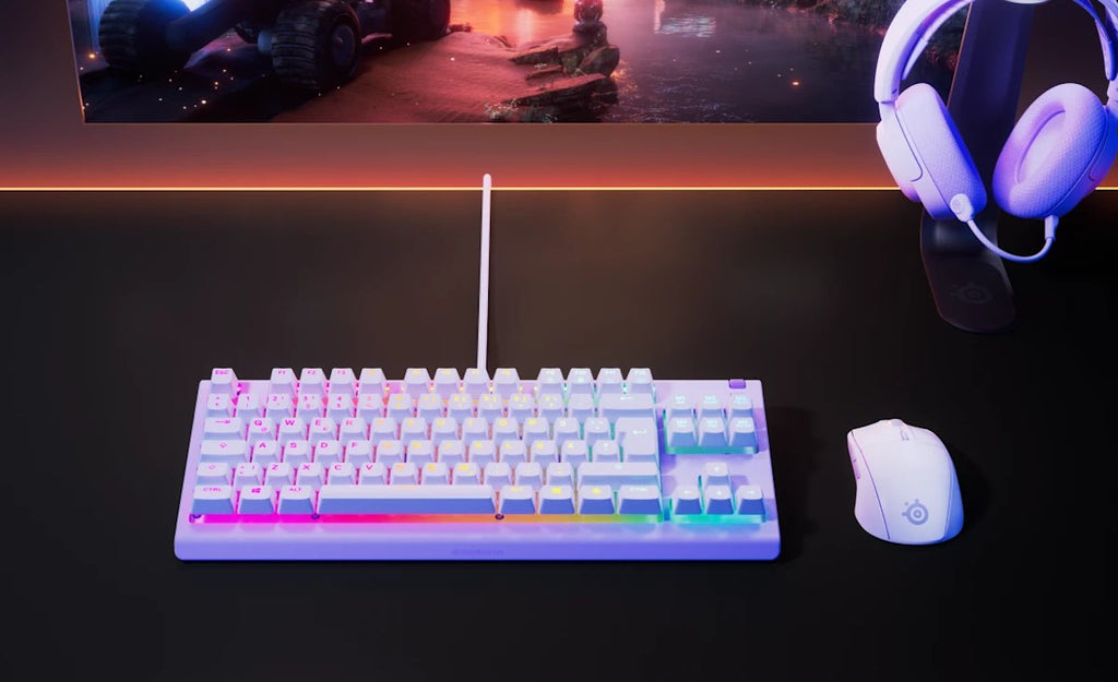 SteelSeries Apex 3 TKL Keyboard - USB - RGB LED Backlight - 64940