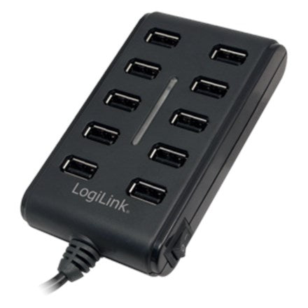 LogiLink USB Hub with 10 USB 2.0 Ports, UA0125