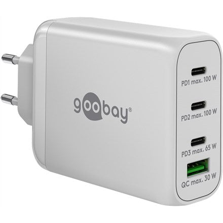 Goobay 65556 mobile device charger Laptop  Smartphone White AC Fast charging Indoor