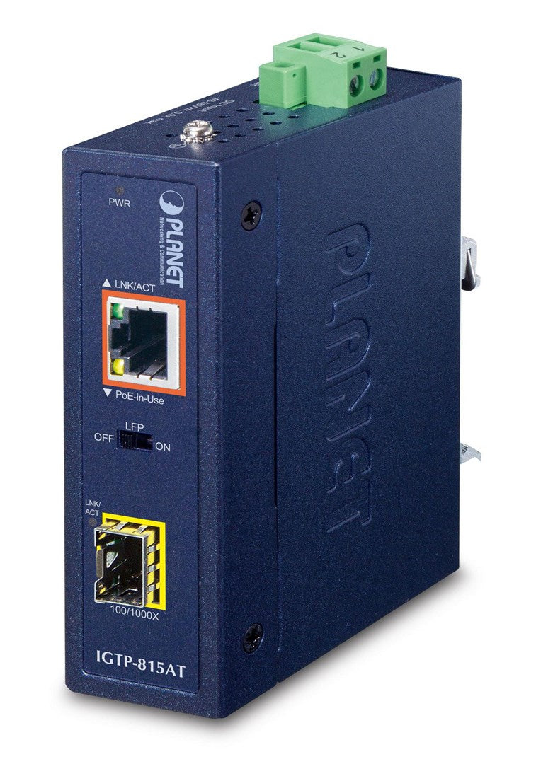 Planet IGTP-815AT Network Media Converter 1000 Mbit/s Blue Converters Model IGTP-815AT