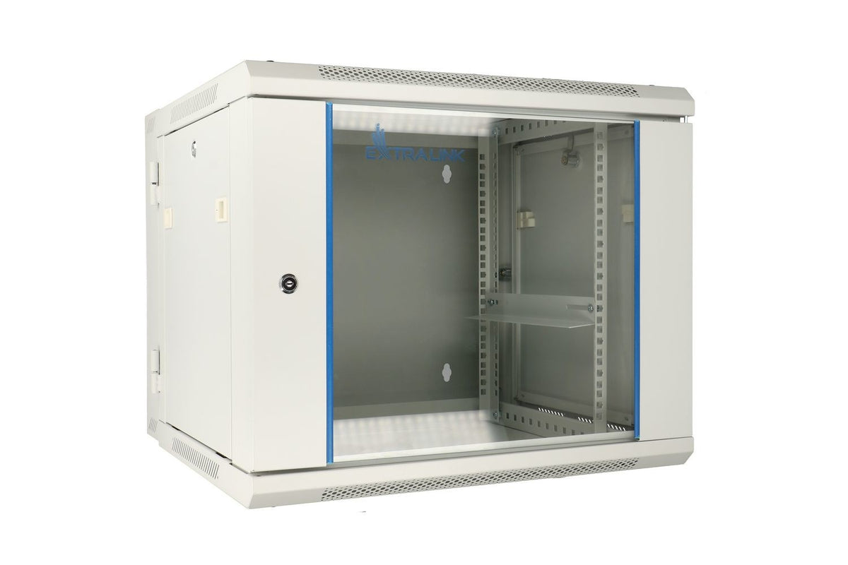 Extralink Rackmount Cabinet 9U 600x600 Gray Wall-Mounted AZH