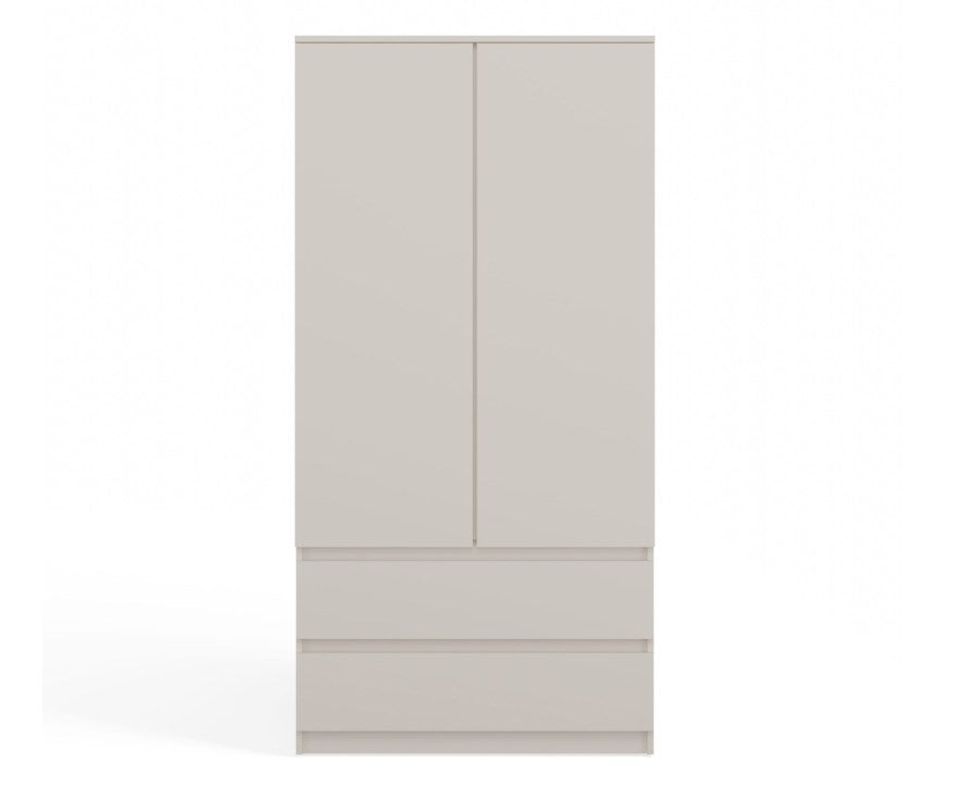 MALWA SS-90 Wardrobe 2 Doors 2 Drawers Cashmere