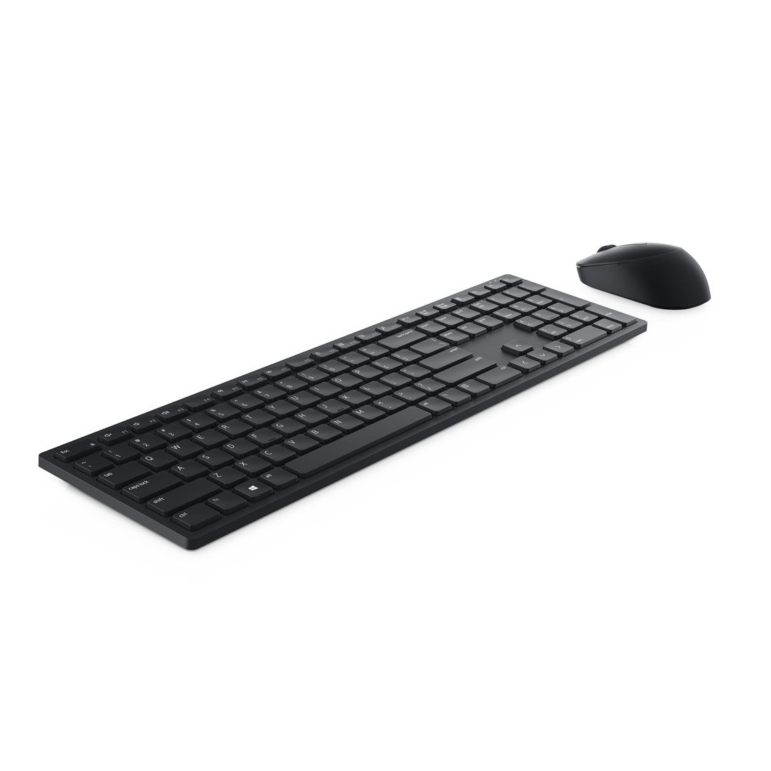 DELL Pro Keyboard and Mouse - KM5221W - Spanish (QWERTY) - Black