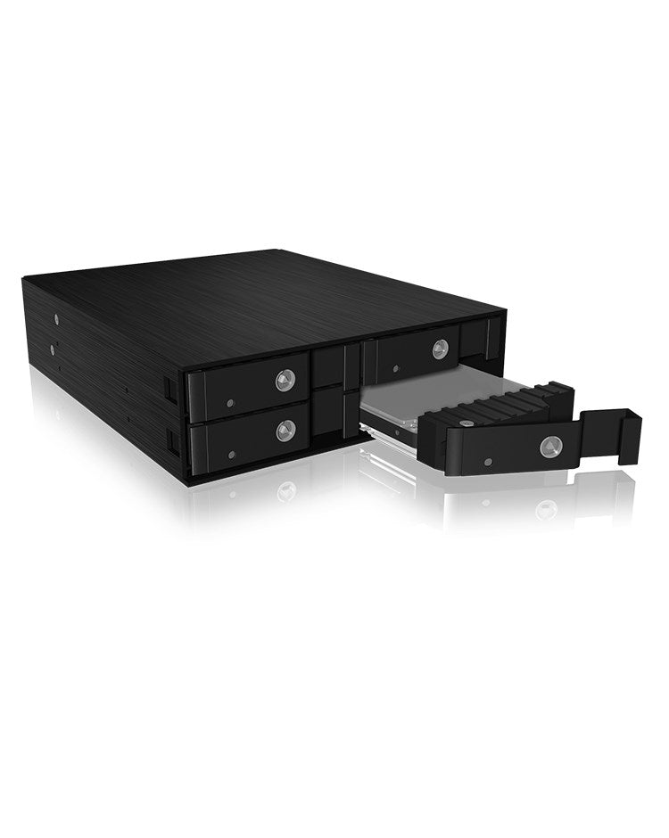 ICY BOX IB-2240SK - Gehäuse für Speicherlaufwerke mit Lüfter - 2.5" (6.4 cm) - black (IB-2240SSK)