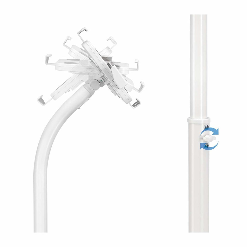 MANHATTAN Lockable Stand for Tablets 7.9"-11" White (406345)