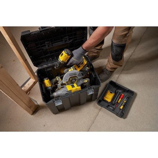 STANLEY Tool Storage Case with Locking Mechanism, Black, FMST75753-9